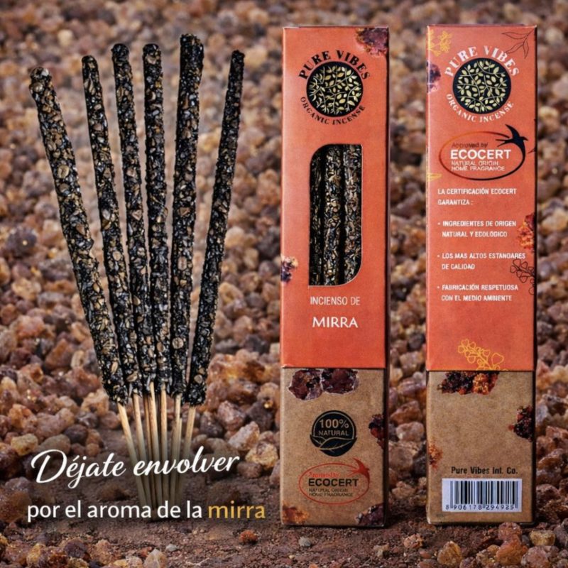 Incienso Orgánico Mirra Pure Vibe