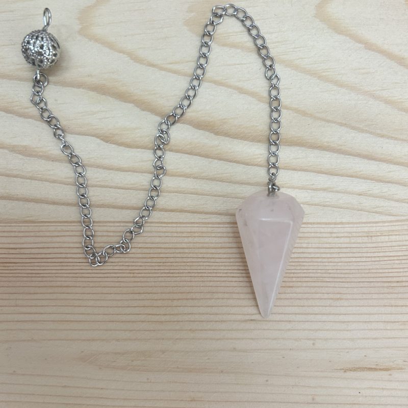 Péndulo Cuarzo Rosa