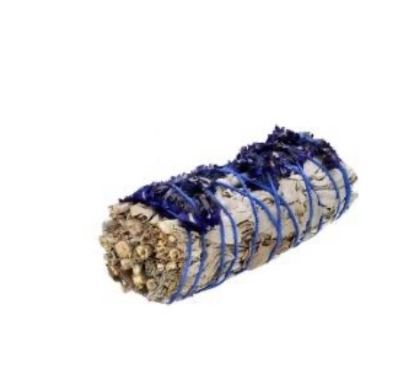 Atado de Salvia Blanca y Sinuata Azul – Calma y Armonización Energética