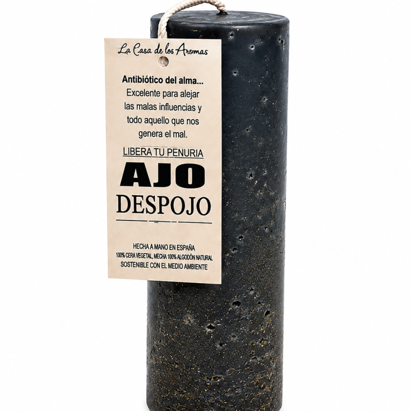 Vela Artesanal con Ajo – Despojo
