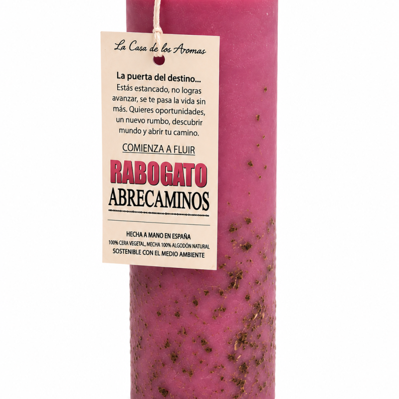 Vela Artesanal con Rabogato - Abrecaminos