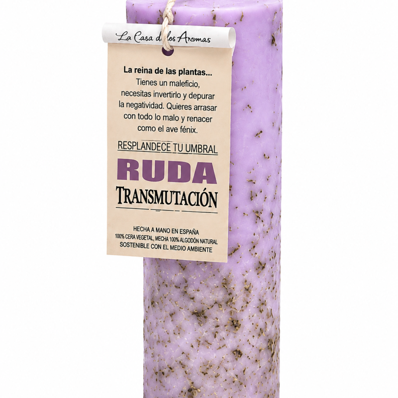 Vela Artesanal con Ruda - Transmutación