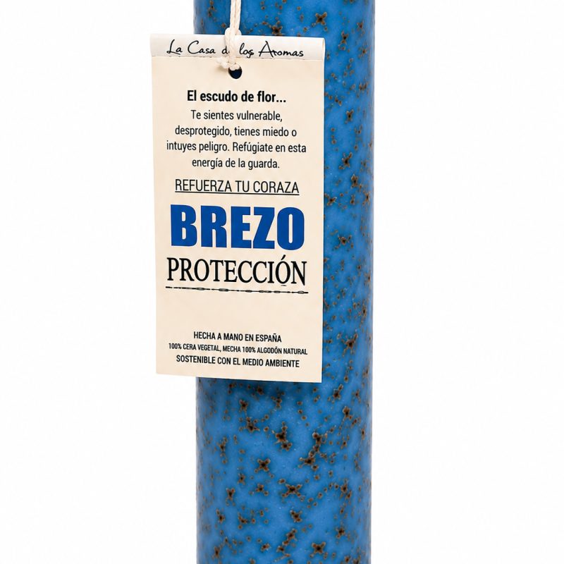 Vela Artesanal con Brezo – Protección